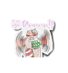 クレヨン落書き風キャラクターズ（個別スタンプ：40）
