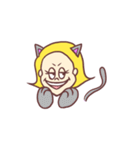 イエローガール（個別スタンプ：6）