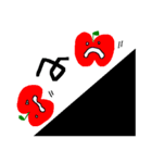 かわいいのと微妙なの。りんごの気持ち編（個別スタンプ：27）
