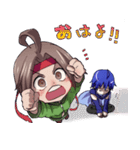 人間の少女と人間じゃない少年の日常（個別スタンプ：23）