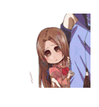 人間の少女と人間じゃない少年の日常（個別スタンプ：37）