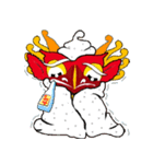 バリ島神鳥ガルーダ(赤)（個別スタンプ：35）