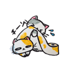 紙猫~ぺらっぺらの日常～（個別スタンプ：4）