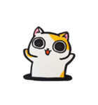 紙猫~ぺらっぺらの日常～（個別スタンプ：16）