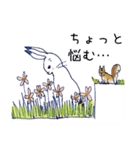 ちいさなウサギと星の花（個別スタンプ：3）