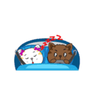 Vanilla ＆ Choco（個別スタンプ：34）
