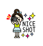 Everyday of colorful women2（個別スタンプ：7）