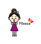 Everyday of colorful women2（個別スタンプ：28）