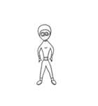 宇宙人たち（文字なし版）（個別スタンプ：39）