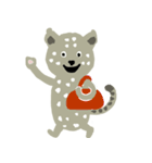 Snow leopard（個別スタンプ：5）