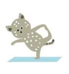 Snow leopard（個別スタンプ：9）