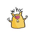 かわいいブタ君（個別スタンプ：34）