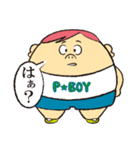 P BOY～ぽっちゃり～（個別スタンプ：9）