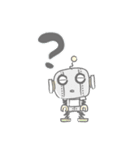 感嘆するネコと犬とロボット(日本語版)（個別スタンプ：21）