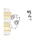 感嘆するネコと犬とロボット(日本語版)（個別スタンプ：38）