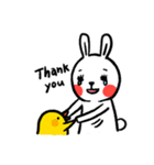 Lazy Rabbit ＆ Mr.Chu（個別スタンプ：19）