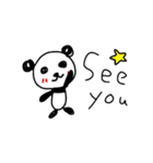 えいごdeパンダ（個別スタンプ：6）