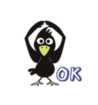 カラスのカーゴくん（個別スタンプ：1）