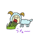 マジメ羊おもろ馬（個別スタンプ：22）