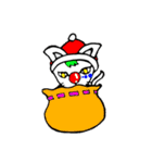 cat santa roko（個別スタンプ：21）