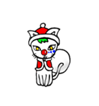 cat santa roko（個別スタンプ：32）