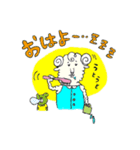 ブサかわ女子とその周り（個別スタンプ：34）