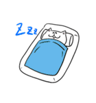 デブすぎる！しろねこ ぶーにゃん（個別スタンプ：17）