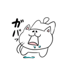 デブすぎる！しろねこ ぶーにゃん（個別スタンプ：18）