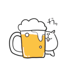 デブすぎる！しろねこ ぶーにゃん（個別スタンプ：38）