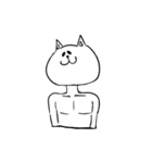 デブすぎる！しろねこ ぶーにゃん（個別スタンプ：39）