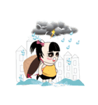 Weather baby girl（個別スタンプ：13）