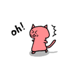 赤猫キャット「学生諸君‼」（個別スタンプ：3）