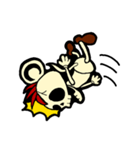 スカルパンクロックマウス＆ラビット 日本（個別スタンプ：19）