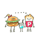 ハンバーガーる（個別スタンプ：7）