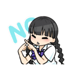 目つむり高校生（個別スタンプ：3）