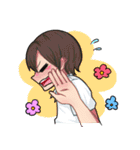目つむり高校生（個別スタンプ：17）