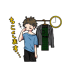 目つむり高校生（個別スタンプ：21）