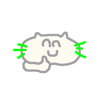 猫がねころんだ（個別スタンプ：3）