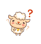 Happy 300 % cotton sheep（個別スタンプ：3）