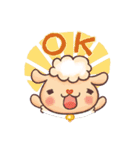 Happy 300 % cotton sheep（個別スタンプ：11）