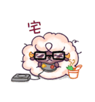 Happy 300 % cotton sheep（個別スタンプ：19）