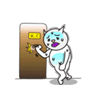 しろねこのブンタ（個別スタンプ：8）