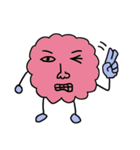 ピンクのフワフワのやつ（個別スタンプ：1）