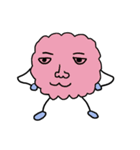ピンクのフワフワのやつ（個別スタンプ：4）