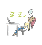 ZZz.. ごめん寝てた。（個別スタンプ：4）