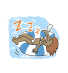 ZZz.. ごめん寝てた。（個別スタンプ：17）