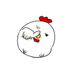 無愛想にわとり（個別スタンプ：1）