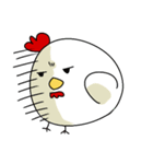 無愛想にわとり（個別スタンプ：2）