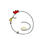 無愛想にわとり（個別スタンプ：3）