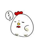 無愛想にわとり（個別スタンプ：4）